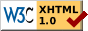 Valid xhtml1
